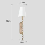 ⁦ابليك مودرن ذهبي E27*1⁩ - الصورة ⁦2⁩