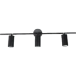 ⁦ترك لايت جداري ثلاثي مدور جرم اسود GU10⁩ - الصورة ⁦3⁩