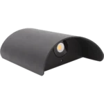 ⁦كشاف بوابة اسود انارة لون الاضاءة اصفر 6 عدسات⁩ - الصورة ⁦2⁩