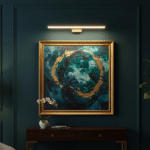 ابليك مودرن زيتي لون الانارة 3 اضاءات W25