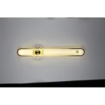 ⁦ابليك جداري مودرن زيتي مع 7 واط 3اضاءات قطر 80 سم⁩ - الصورة ⁦10⁩