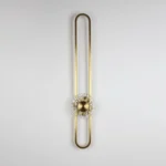 ⁦ابليك جداري مودرن زيتي مع 7 واط 3اضاءات قطر 80 سم⁩ - الصورة ⁦6⁩