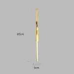 ⁦ابليك جداري مودرن زيتي مع 5 واط 3اضاءات قطر 60 سم⁩ - الصورة ⁦5⁩