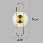 ⁦ابليك جداري مودرن زيتي 3اضاءات⁩ - الصورة ⁦2⁩