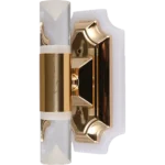 ⁦ابليك جداري مودرن ذهبي لون الانارة 3اضاءات 7 واط⁩ - الصورة ⁦6⁩