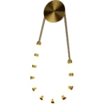 ⁦ابليك حائط جداري مودرن زيتي مع3اضاءات 12 واط مقاس 60 سم⁩ - الصورة ⁦5⁩