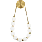 ⁦ابليك حائط جداري مودرن زيتي مع3اضاءات 12 واط مقاس 60 سم⁩ - الصورة ⁦3⁩