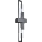 ⁦ابليك جداري مودرن اسود لون الانارة اصفر 5 واط قطر 500 ملم⁩ - الصورة ⁦3⁩