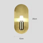 ⁦ابليك جداري مودرن زيتي لمبة E27*1⁩ - الصورة ⁦4⁩