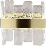 ⁦ابليك حائط جداري مودرن زيتي مع3اضاءات⁩ - الصورة ⁦4⁩