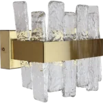 ⁦ابليك حائط جداري مودرن زيتي مع3اضاءات⁩ - الصورة ⁦3⁩