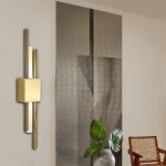 ابليك مودرن ذهبي لون الانارة 3اضاءات 3 واط