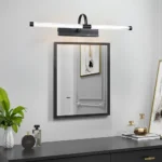 ابليك حائط جداري مودرن اسود لون الانارة 3اضاءات 20 واط طول 100 سم