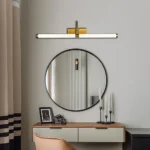 ابليك حائط جداري مودرن زيتي لون الانارة 3اضاءات 12 واط طول 60 سم