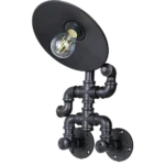 ⁦ابليك حائط جداري مودرن لون اسود⁩ - الصورة ⁦2⁩