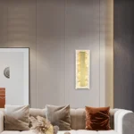 ابليك حائط جداري مودرن زيتي لون الانارة 3اضاءات 5 واط قطر 300 ملم