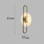 ⁦ابليك حائط جداري مودرن زيتي لون الانارة 3اضاءات 9 واط⁩ - الصورة ⁦5⁩