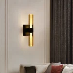 إضاءة ابليك حائط مودرن اسود لون الانارة 3 اضاءات 7 واط قطر ملم قطر 300 ملم