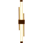 إضاءة أبليك حائط مودرن زيتي لون الانارة أصفر 9 واط قطر 40 سم