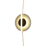 بليك مودرن ذهبي لون الانارة 3 اضاءات 7 واط