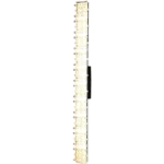 ابليك مودرن اسود لون الانارة 3 اضاءات 36 واط مقاس 800 ملم