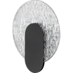 ⁦إضاءة ابليك حائط مودرن اسود لون الانارة 3 اضاءات واط 7 مقاس 200 ملم⁩ - الصورة ⁦4⁩