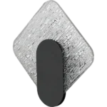 ⁦إضاءة ابليك حائط مودرن اسود لون الانارة 3 اضاءات واط 7 مقاس 200 ملم⁩ - الصورة ⁦4⁩