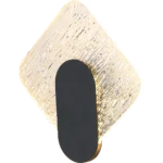 ⁦إضاءة ابليك حائط مودرن اسود لون الانارة 3 اضاءات واط 7 مقاس 200 ملم⁩ - الصورة ⁦2⁩