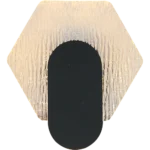 ⁦إضاءة ابليك حائط مودرن اسود لون الانارة 3 اضاءات واط 7 مقاس 200 ملم⁩ - الصورة ⁦4⁩