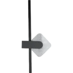 ⁦إضاءة ابليك حائط مودرن اسود لون الانارة 3 اضاءات واط 18 مقاس 600 ملم⁩ - الصورة ⁦3⁩