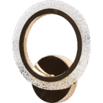 ⁦إضاءة أبليك حائط مودرن ذهبي لون الانارة 3 اضاءات واط 5⁩ - الصورة ⁦2⁩