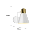 ⁦ابليك مودرن ابيض E27*1⁩ - الصورة ⁦3⁩