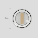 ⁦ابليك مودرن ابيض لون الانارة 3اضاءات واط 12⁩ - الصورة ⁦2⁩