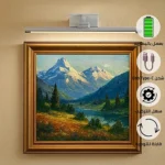 ابليك يعمل بالبطارية مودرن غطاء ابيض لون الانارة 3 اضاءات واط 3 مقاس 450 ملم