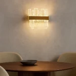 ابليك حائط جداري مودرن زيتي مع3اضاءات