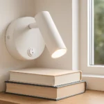 ⁦إضاءة أبليك حائط مودرن ابيض لون الانارة اصفر واط 3⁩ - الصورة ⁦3⁩