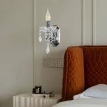 ابليك مودرن فضي مع شفاف E14*1