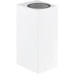 ⁦كشاف بوابة جداري ابيض مجوز إضاءة فوق و تحت قاعدة لمبة تركيب GU10⁩ - الصورة ⁦2⁩