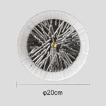 ⁦ابليك حائط جداري مودرن رمادي لون الانارة 3اضاءات 3 واط⁩ - الصورة ⁦3⁩