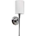 ⁦إضاءة أبليك حائط مودرن فضي E14*1L⁩ - الصورة ⁦4⁩