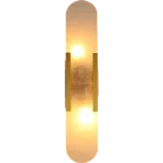 ⁦إضاءة راديانس جدارية مودرن مستطيل زيتي لمبة 2 مقاس 50 سم⁩ - الصورة ⁦3⁩