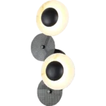 ⁦ابليك مودرن اسود لون الانارة 3 اضاءات واط 9⁩ - الصورة ⁦4⁩