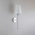 ⁦إضاءة شاين برايت جدارية مفرد مودرن فضي فضي E14⁩ - الصورة ⁦6⁩