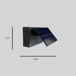 ⁦كشاف بوابة خارجي تعمل بالطاقة الشمسية مع حساس ضوء لون الانارة اصفر 6 واط⁩ - الصورة ⁦9⁩