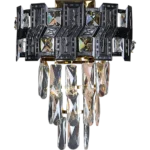 ⁦ابليك مودرن اسود +ذهبي E14*2⁩ - الصورة ⁦2⁩