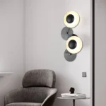 ابليك مودرن اسود لون الانارة 3 اضاءات واط 9