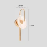 ⁦ابليك مودرن ذهبي 3 اضاءات واط 5 مقاس 420 ملم⁩ - الصورة ⁦2⁩