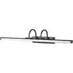 ⁦ابليك مودرن اسود لون الانارة 3 اضاءات 36 واط⁩ - الصورة ⁦2⁩