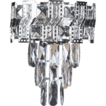 ⁦ابليك مودرن فضي E14*2⁩ - الصورة ⁦3⁩