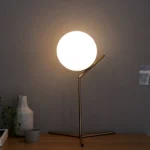 مصباح طاولة مودرن كروي زيتي E27